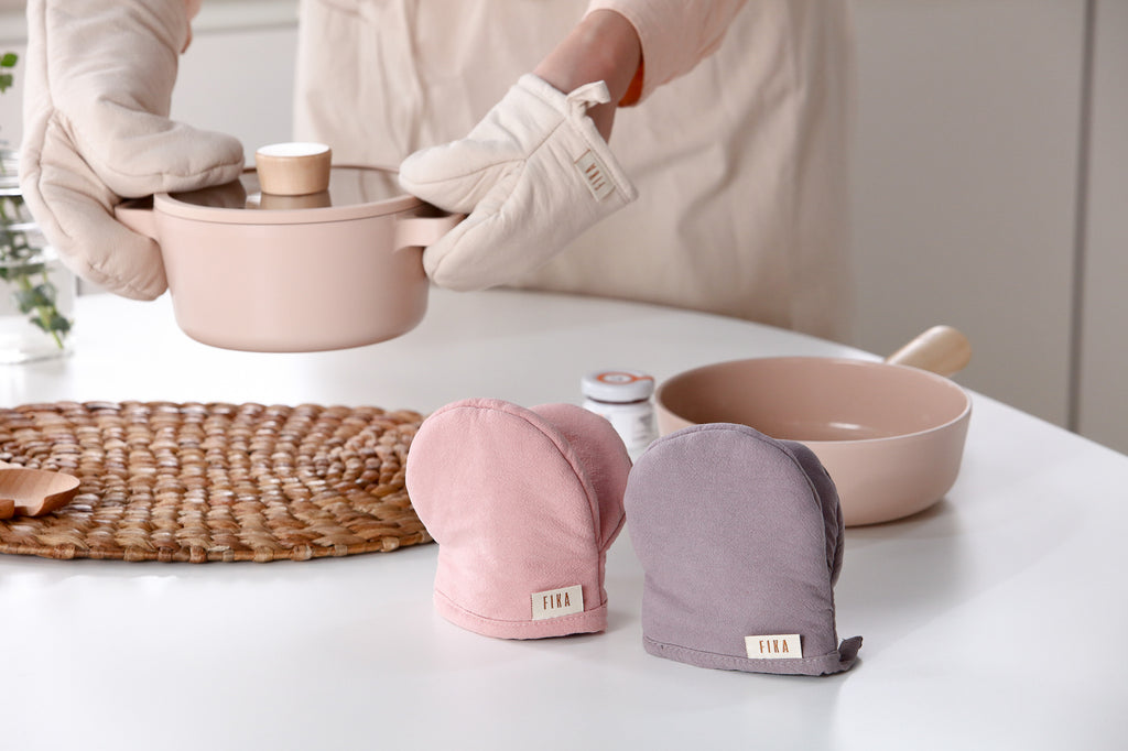 FIKA Oven Mitten Pair 100% Cotton